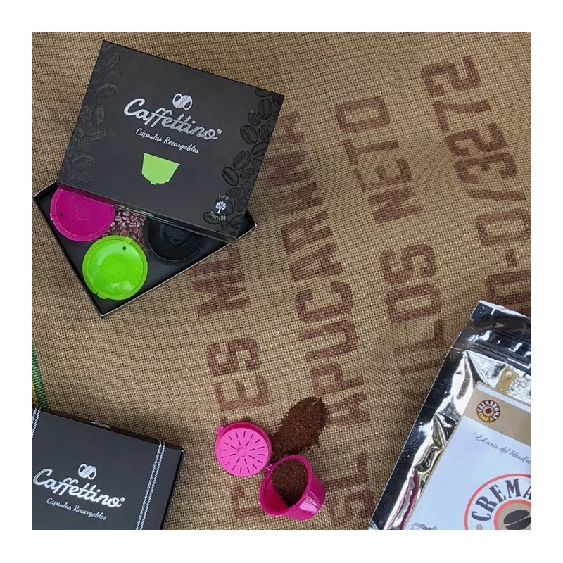 Cápsulas Recargables Caffettino DG | Tienda Cremaroma Café