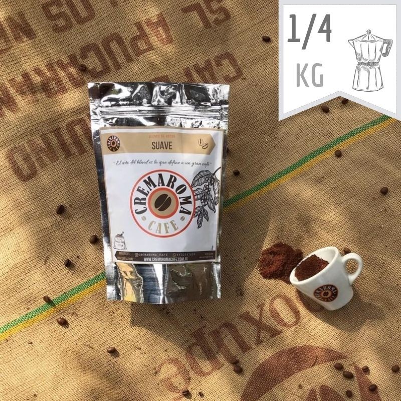 Café Suave Molido Volturno | Tienda Cremaroma Café